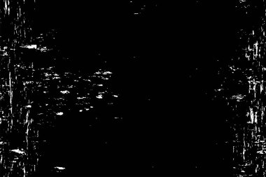 Grunge Siyah ve Beyaz Şehir Vektör Doku Şablonu. Noktalanmış, çizilmiş, Gürültü ve tahılla klasik efekt oluşturulması kolay. Karanlık Toz Örtüsü Tehlike Arkaplanı. Yaşlanma Tasarımı Elementi