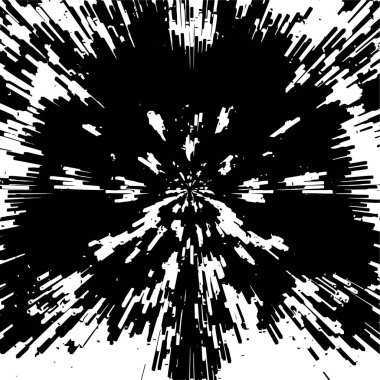 Grunge Siyah ve Beyaz Şehir Vektör Doku Şablonu. Noktalanmış, çizilmiş, Gürültü ve tahılla klasik efekt oluşturulması kolay. Karanlık Toz Örtüsü Tehlike Arkaplanı. Yaşlanma Tasarımı Elementi