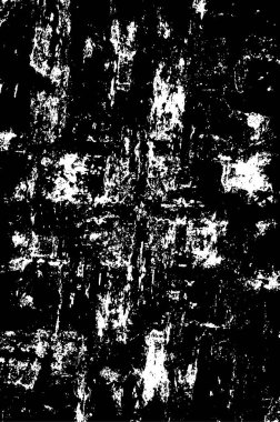 Grunge Siyah ve Beyaz Şehir Vektör Doku Şablonu. Noktalanmış, çizilmiş, Gürültü ve tahılla klasik efekt oluşturulması kolay. Karanlık Toz Örtüsü Tehlike Arkaplanı. Yaşlanma Tasarımı Elementi