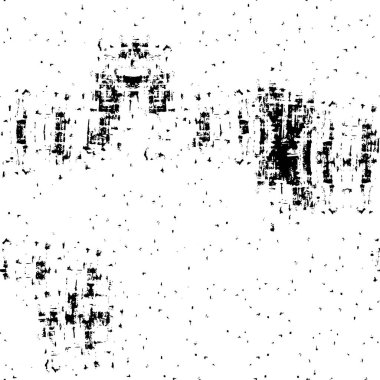 Grunge siyah ve beyaz kentsel vektör doku şablon. Karanlık dağınık toz sıkıntı arka plan kaplaması. Gürültü ve tahıl ile soyut noktalı, çizik, Vintage efekti oluşturmak kolay. Yaşlanma tasarım öğesi