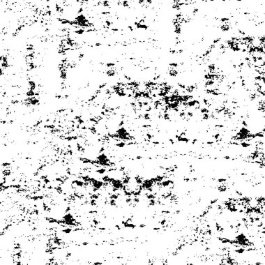 Grunge siyah ve beyaz kentsel vektör doku şablon. Karanlık dağınık toz sıkıntı arka plan kaplaması. Gürültü ve tahıl ile soyut noktalı, çizik, Vintage efekti oluşturmak kolay. Yaşlanma tasarım öğesi