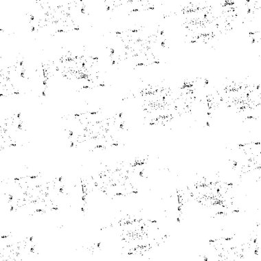 Grunge siyah ve beyaz kentsel vektör doku şablon. Karanlık dağınık toz sıkıntı arka plan kaplaması. Gürültü ve tahıl ile soyut noktalı, çizik, Vintage efekti oluşturmak kolay. Yaşlanma tasarım öğesi