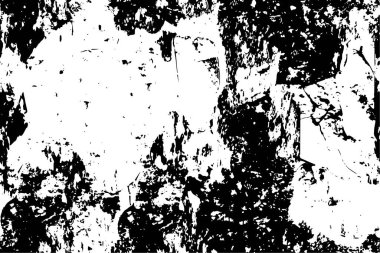 Grunge siyah ve beyaz kentsel vektör doku şablon. Karanlık dağınık toz sıkıntı arka plan kaplaması. Gürültü ve tahıl ile soyut noktalı, çizik, Vintage efekti oluşturmak kolay. Yaşlanma tasarım öğesi