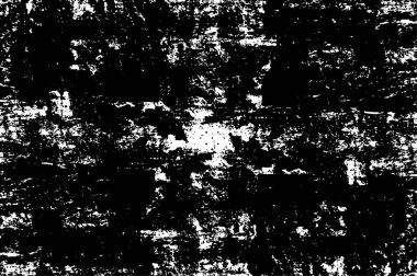 Grunge siyah ve beyaz kentsel vektör doku şablon. Karanlık dağınık toz sıkıntı arka plan kaplaması. Gürültü ve tahıl ile soyut noktalı, çizik, Vintage efekti oluşturmak kolay. Yaşlanma tasarım öğesi