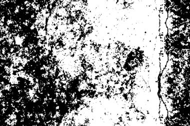 Grunge siyah ve beyaz kentsel vektör doku şablon. Karanlık dağınık toz sıkıntı arka plan kaplaması. Gürültü ve tahıl ile soyut noktalı, çizik, Vintage efekti oluşturmak kolay. Yaşlanma tasarım öğesi