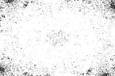 Dağınık elementlerle siyah beyaz boyanmış grunge arkaplan tasarımı