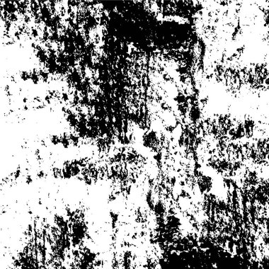 Dağınık elementlerle siyah beyaz boyanmış grunge arkaplan tasarımı