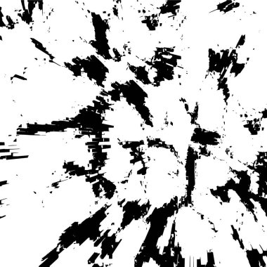 Kopyalama alanı olan siyah beyaz basit poster