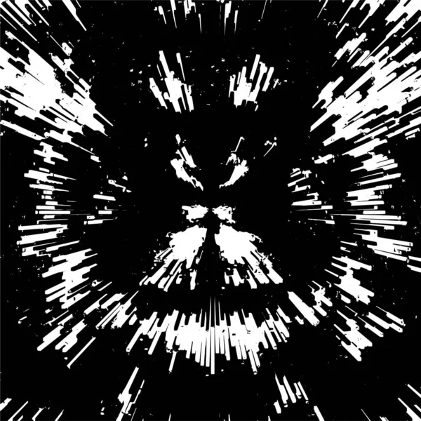 Diseño Fondo Grunge Pintado Blanco Negro Con Elementos Desordenados — Archivo Imágenes Vectoriales