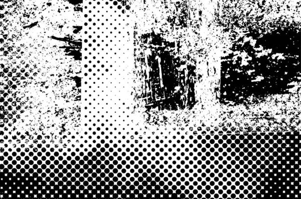 コピースペース付きの白黒のシンプルなポスター — ストックベクタ