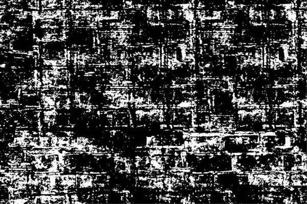 Grunge Poster Schwarz Weiß Mit Kratzern — Stockvektor