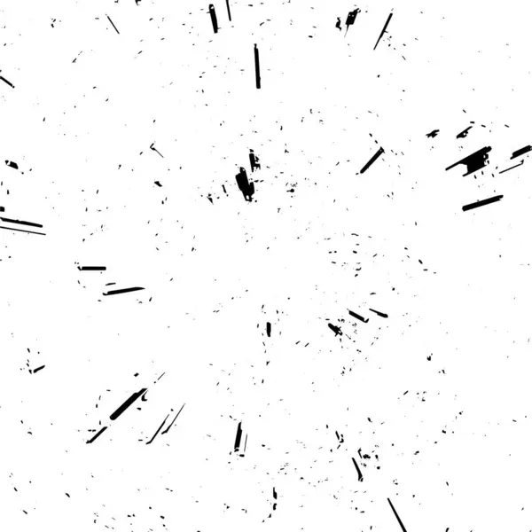 Schwarz Weiße Tapete Mit Kratzern Staubiger Hintergrund — Stockvektor