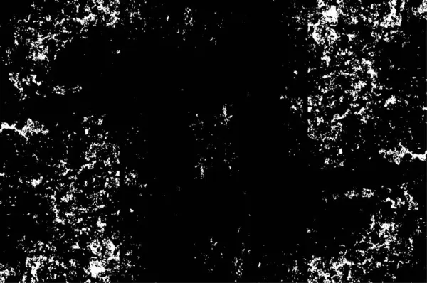ヴィンテージの背景 傷が付いている黒く 白い壁紙 — ストックベクタ