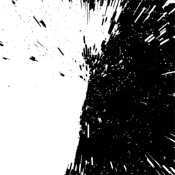 Abstrakte Kratzer Und Körner Auf Dem Hintergrund Schwarz Weiße Tapete — Stockvektor