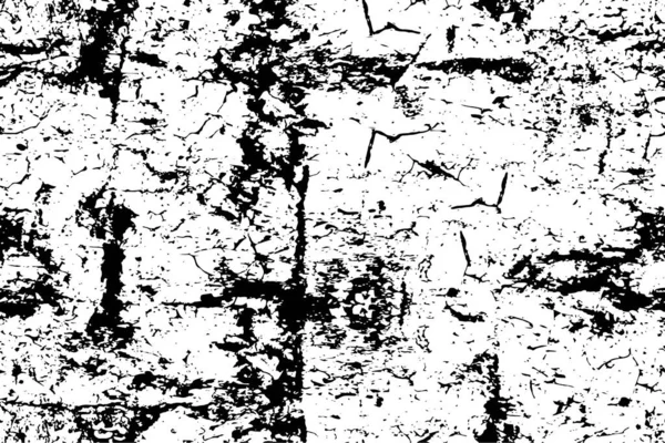 Hasarlı Sıkıntılı Bir Geçmişi Var Grunge Siyah Beyaz Duvar Kağıdı — Stok Vektör