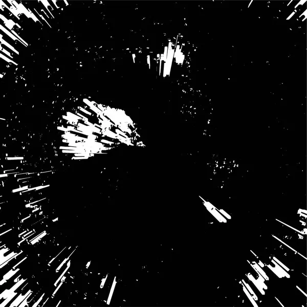 Fond Endommagé Détresse Papier Peint Grunge Noir Blanc — Image vectorielle