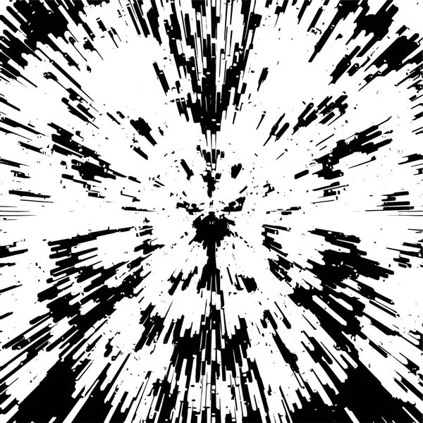 Абстрактный Проблемный Фон Трещины Черно Белых Обоях — стоковый вектор