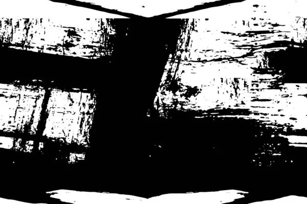 Grunge Overlay Laag Abstract Zwart Wit Vectorachtergrond Monochroom Vintage Oppervlak — Stockvector