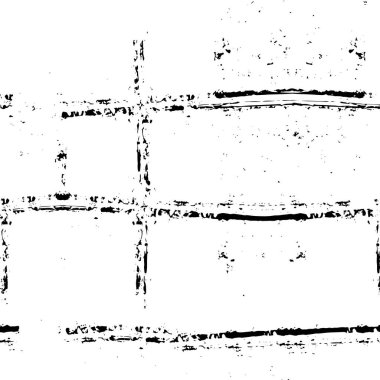 Grunge üst üste biniyor. Soyut siyah-beyaz vektör arkaplanı. Çatlak, leke ve noktalarda kirli desenli tek renkli klasik yüzey. Karanlık korku tarzında eski bir duvar.