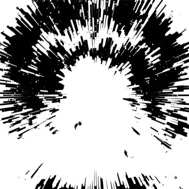 Grunge üst üste biniyor. Soyut siyah-beyaz vektör arkaplanı. Çatlak, leke ve noktalarda kirli desenli tek renkli klasik yüzey. Karanlık korku tarzında eski bir duvar.