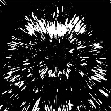 Siyah ve Beyaz Soyut Arkaplan Küçük Şekillerden Yapıldı