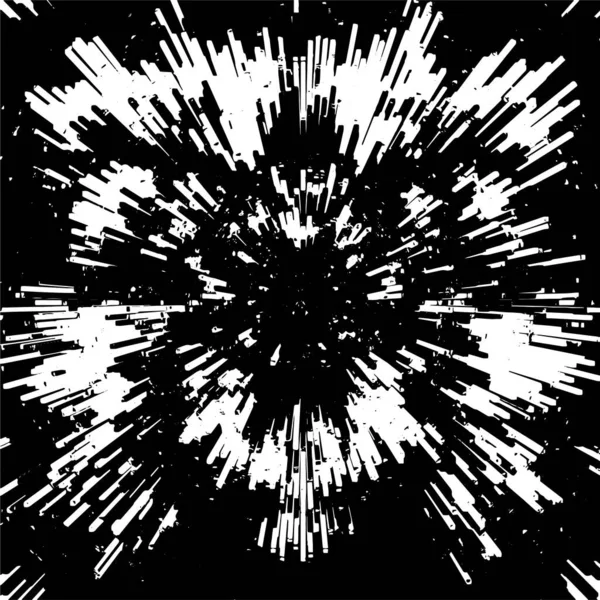 Grunge Fond Noir Blanc Fait Formes Endommagées — Image vectorielle