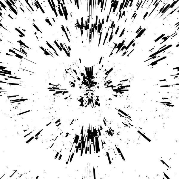 Grunge Siyah Beyaz Hasarlı Şekillerden Yapılan Arkaplan — Stok Vektör