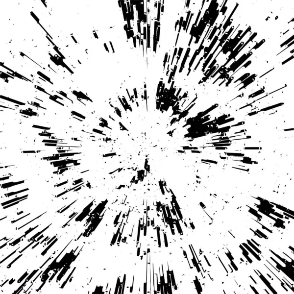 Abstraktní Pozadí Malých Černých Bílých Tvarů — Stockový vektor