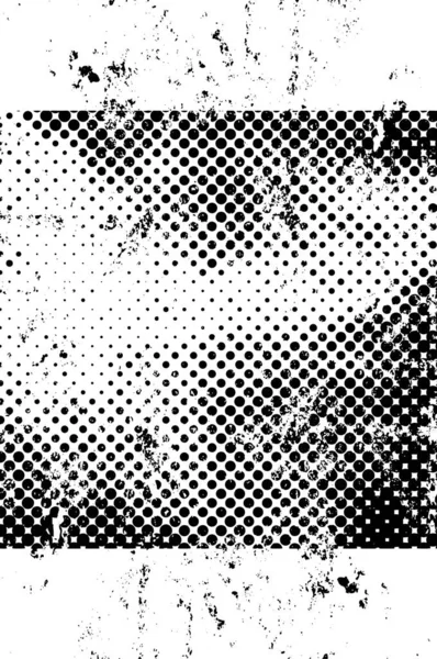 Grunge Couche Superposée Fond Vectoriel Noir Blanc Abstrait Surface Vintage — Image vectorielle