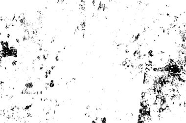 Grunge siyah ve beyaz dikişsiz desen. Tek renkli soyut doku. Çatlakların, sürtünmelerin, talaşların, lekelerin, mürekkep lekelerinin, çizgilerin arka planı. Koyu tasarım arka plan yüzeyi. Gri yazdırma öğesi