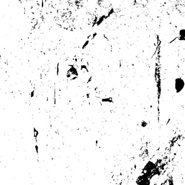 Grunge siyah ve beyaz dikişsiz desen. Tek renkli soyut doku. Çatlakların, sürtünmelerin, talaşların, lekelerin, mürekkep lekelerinin, çizgilerin arka planı. Koyu tasarım arka plan yüzeyi. Gri yazdırma öğesi