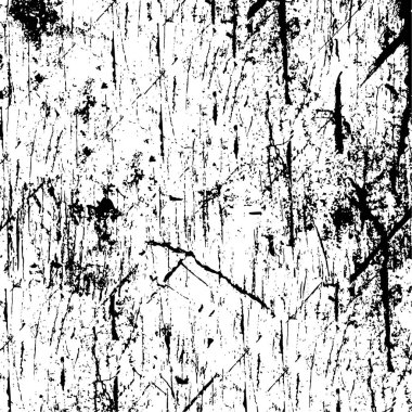 Soyut grunge gri koyu sıva duvar arkaplanı. Siyah beyaz boya sıçramış. Sanat, biçimlendirilmiş dokuma afişi, duvar kağıdı. Arkaplanda noktalar, çatlaklar, noktalar, fişler var. Tek renkli baskı