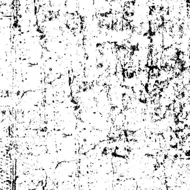 Soyut grunge gri koyu sıva duvar arkaplanı. Siyah beyaz boya sıçramış. Sanat, biçimlendirilmiş dokuma afişi, duvar kağıdı. Arkaplanda noktalar, çatlaklar, noktalar, fişler var. Tek renkli baskı