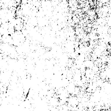 Soyut grunge gri koyu sıva duvar arkaplanı. Siyah beyaz boya sıçramış. Sanat, biçimlendirilmiş dokuma afişi, duvar kağıdı. Arkaplanda noktalar, çatlaklar, noktalar, fişler var. Tek renkli baskı
