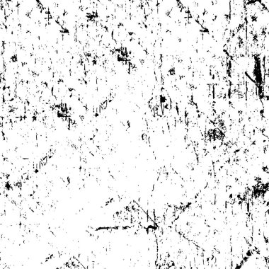 Grunge black and white pattern. Monochrome particles abstract texture. Background of cracks, scuffs, chips, stains, ink spots, lines. Dark design background surface. Gray printing element