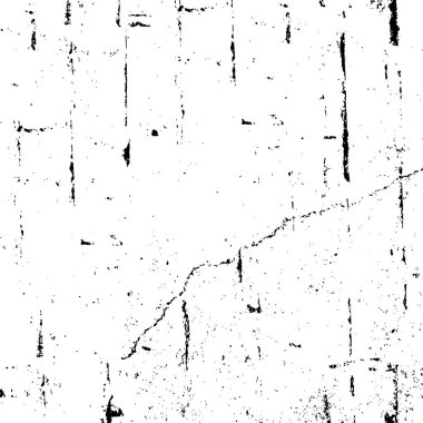 Çizik ve çatlaklarla dolu bir duvar parçası. Herhangi bir tasarım üzerine grunge illüstrasyonunu yükle. Vintage efektli soyut kumlu arkaplan