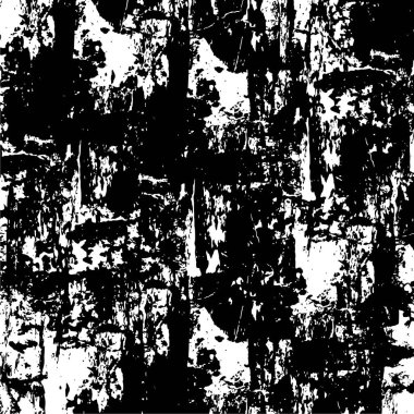 Çizik ve çatlaklarla dolu bir duvar parçası. Herhangi bir tasarım üzerine grunge illüstrasyonunu yükle. Vintage efektli soyut kumlu arkaplan