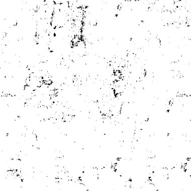 Çizik ve çatlaklarla dolu bir duvar parçası. Herhangi bir tasarım üzerine grunge illüstrasyonunu yükle. Vintage efektli soyut kumlu arkaplan