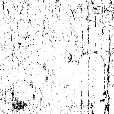 Çizik ve çatlaklarla dolu bir duvar parçası. Herhangi bir tasarım üzerine grunge illüstrasyonunu yükle. Vintage efektli soyut kumlu arkaplan