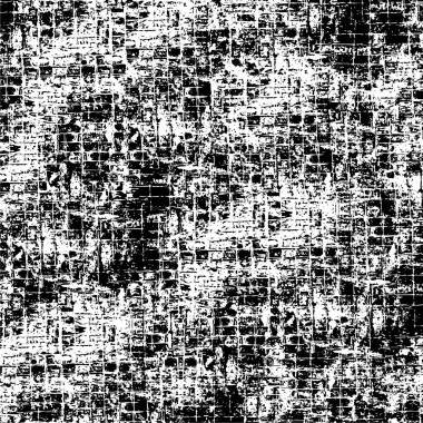 Geometrik şekillerden oluşan soyut siyah ve beyaz desenler. grunge dokusu 