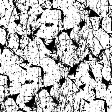 Sert, çizik, sıçramış grunge desenli fırça darbeleri. Dokuları üst üste koy. Siyah-beyaz boyanmış kağıt dokusu. Skeç grunge tasarımı. Poster, kapak, afiş, taklit, çıkartma düzeni için kullan