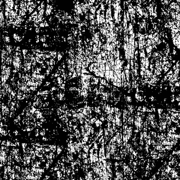 Монохромный Рисунок Абстрактной Гранжевой Текстурой — стоковый вектор