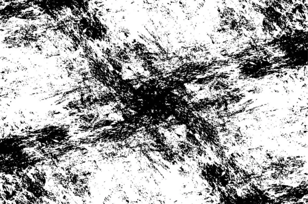 Pola Monokrom Dengan Tekstur Grunge Abstrak - Stok Vektor
