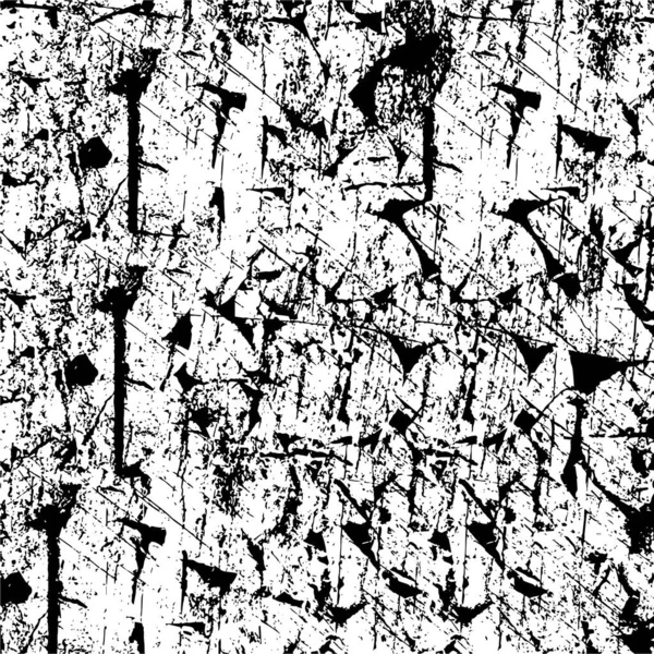 Monochroom Patroon Met Abstracte Grunge Textuur — Stockvector