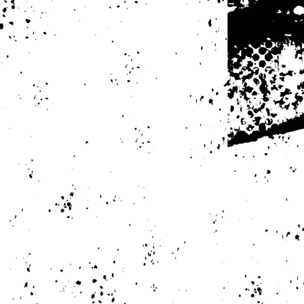 Padrão Preto Branco Com Textura Grunge Abstrato — Vetor de Stock