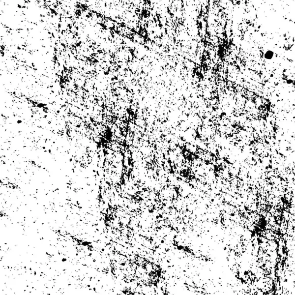 抽象的なグラウンジテクスチャの黒と白のパターン — ストックベクタ