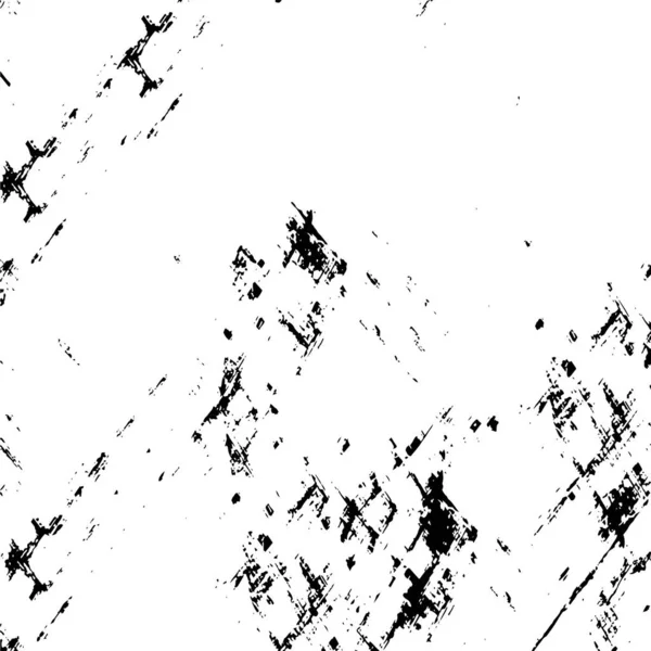 Disegno Astratto Bianco Nero Composto Forme Geometriche Grunge Texture — Vettoriale Stock