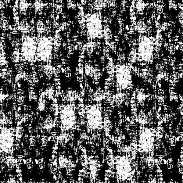 幾何学的な形状で構成された抽象的な黒と白のパターン グランジテクスチャー — ストックベクタ