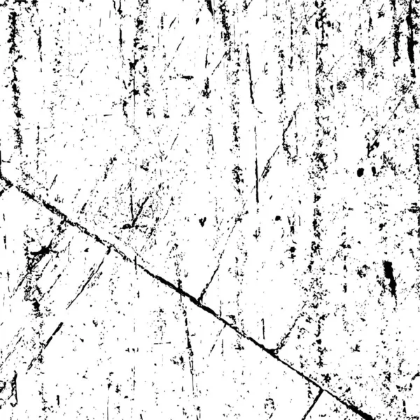 Abstrakt Sort Hvidt Mønster Bestående Geometriske Former Grunge Tekstur – Stock-vektor