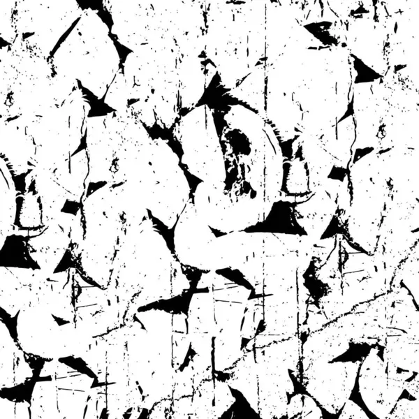 Abstrakt Mönster Bestående Geometriska Former Grunge Textur — Stock vektor